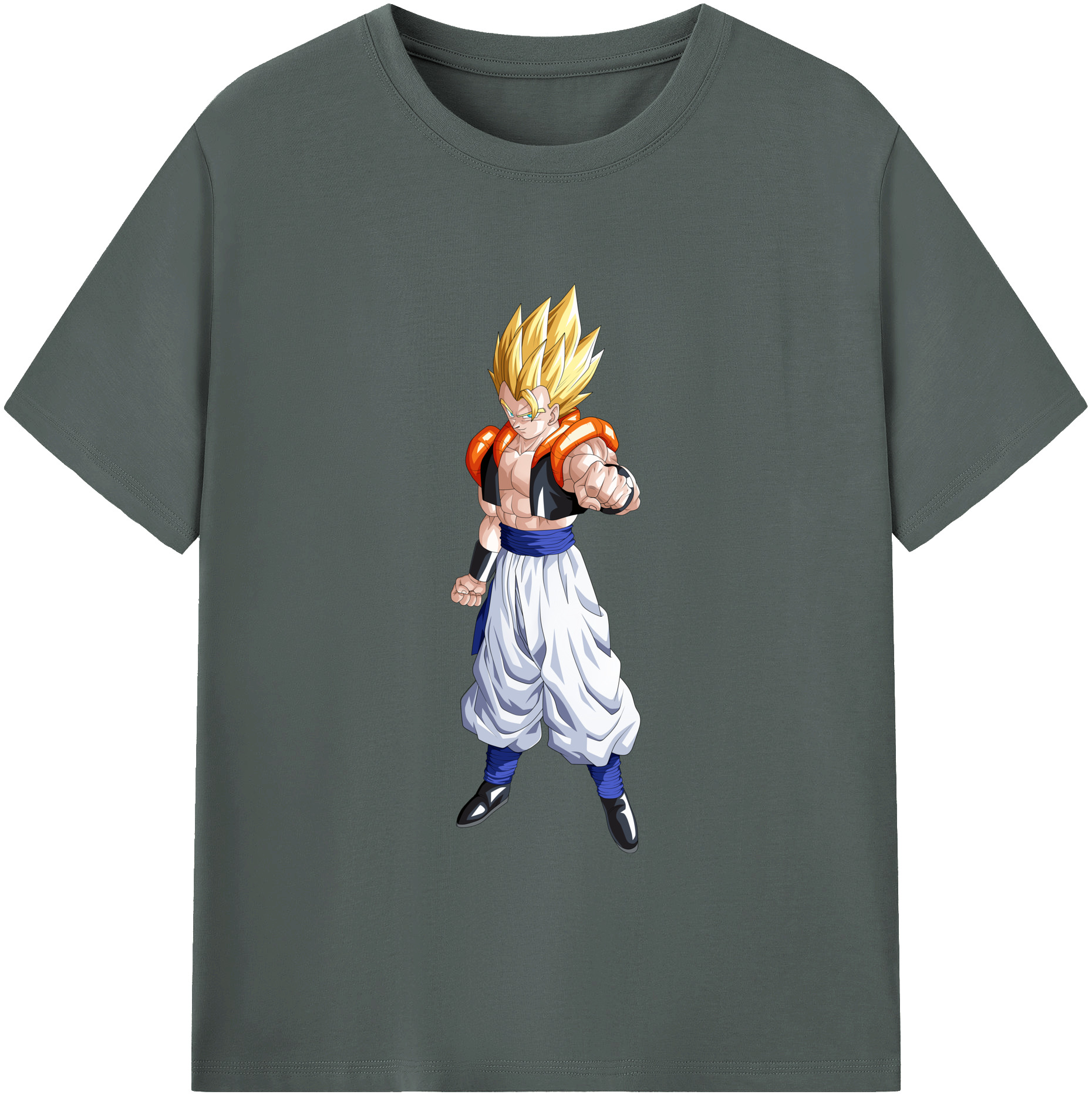 （画像用） ドラゴンボール ベジータ四世（Bejīta Yonsei）DRAGON BALL Vegeta IV 綿100％ メンズ半袖Tシャツ｜肌触りやわらか＆通気性